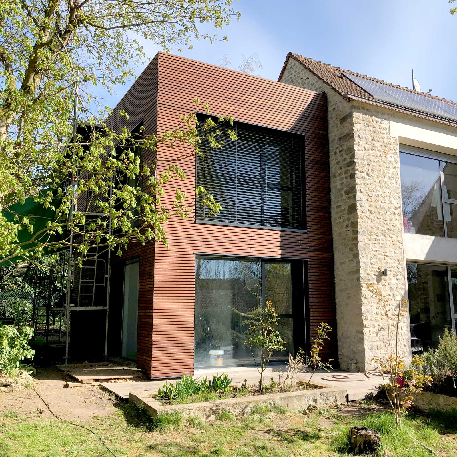 Giagnoni Bardage Bois Naturel Composite Panneaux Ile De France